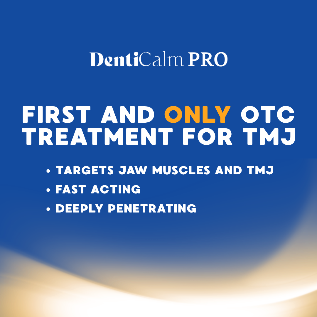 DentiCalm Pro Extra Strength Roll-On Pain Reliever for TMJ and Jaw Pain